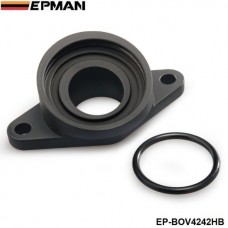 EPMAN -Black  For Nissan Skyline R32 R33 R34 GTST GTR SSQV SQV Blow Off Valve Flange Adapter Jdm EP-BOV4242HB