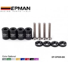 EPMAN - Racing 1" BILLET HOOD VENT SPACER RISER KITS FOR ALL TURBO / ENGINE/MOTOR SWAP 6MM EP-DP009