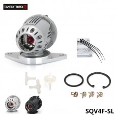 Blow Off Valve SQV4 with Subaru special Flang (Silver/black,replicate) TK-SQV4F