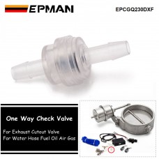 EPMAN One Way Check Valve For 4mm Hose Barb Non Return Ozone Resistance Valve For Fuel Oil Air Gas Exhaust Cutout Valve EPCGQ230DXF