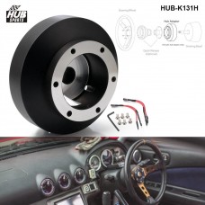 Hubsport Aluminum 6 Hole Steering Wheel Ball Bearing Racing Short Hub Adapter Boss Kit For Honda Civic S2000 HUB-K131H