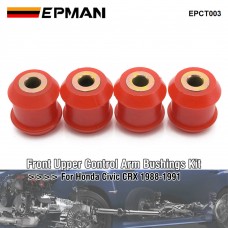 EPMAN Front Upper Control Arm Bushing Set Kit Polyurethane For 88-91 Honda Civic Crx EF ED EPCT003