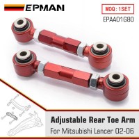 EPMAN Adjustable Rear Toe Arms Spherical Bearings Adjustabel Rear Toe Arm For Lancer CS6A/CS7A 02-06 EPAA01G80