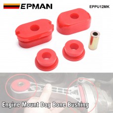 EPMAN Polyurethane Front Engine Mount Dog Bone Bushing Engine Motor Suspension Performance For VW Golf Jetta MK4 For Audi 86-13 A3 EPPU12MK