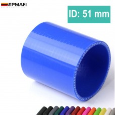 10pcs/unit UNIVERSAL 2" (51MM) STRAIGHT silicone tube/ Silicone hose - Blue/Red/black (H Q)  2" (51MM) STRAIGHT TK-SS0RS51