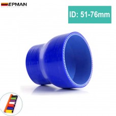 10PCS/UNIT Universal straight reducer 76mm to 51mm Silicone connector elbow Coupler TK-SS0R5176